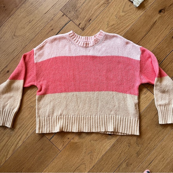 5/30🦄- American Eagle Stripped Color Blocked Knitted Sweater - Picture 3 of 6